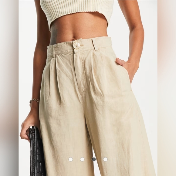 & Other Stories Wide Leg Pants. Size 10 - Picture 3 of 9